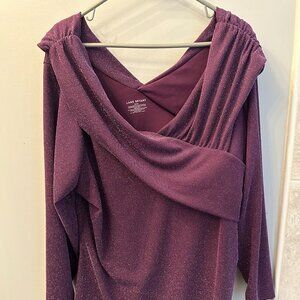 Layne Bryant off sholder festive top